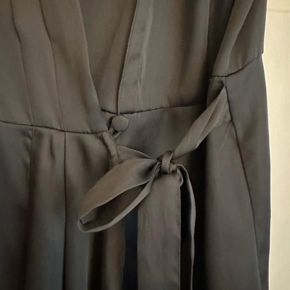 Violet & Claire Grey Wrap Blouse - Picture 3 of 5